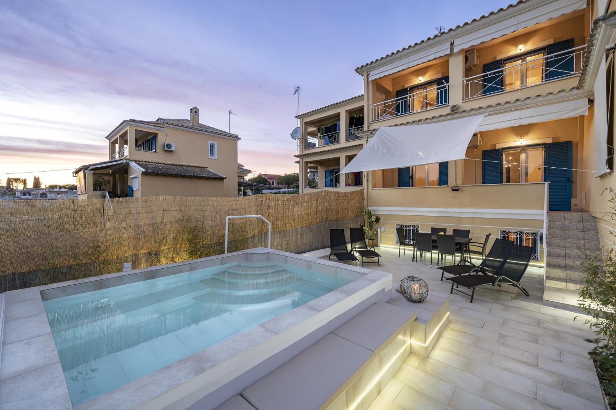 Villa Nina With Private Plunge Pool, 5Km To Corfu Town Экстерьер фото