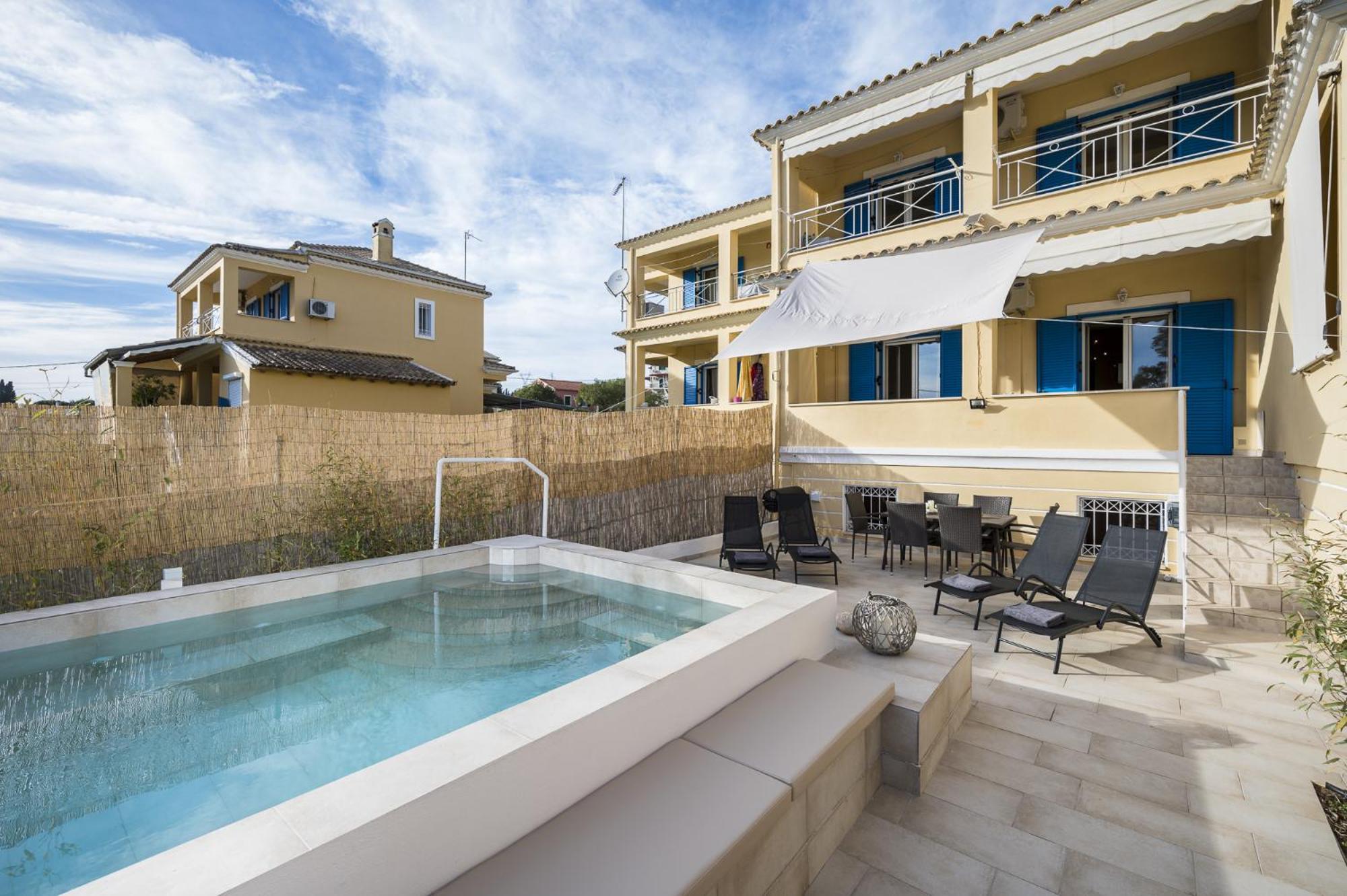 Villa Nina With Private Plunge Pool, 5Km To Corfu Town Экстерьер фото