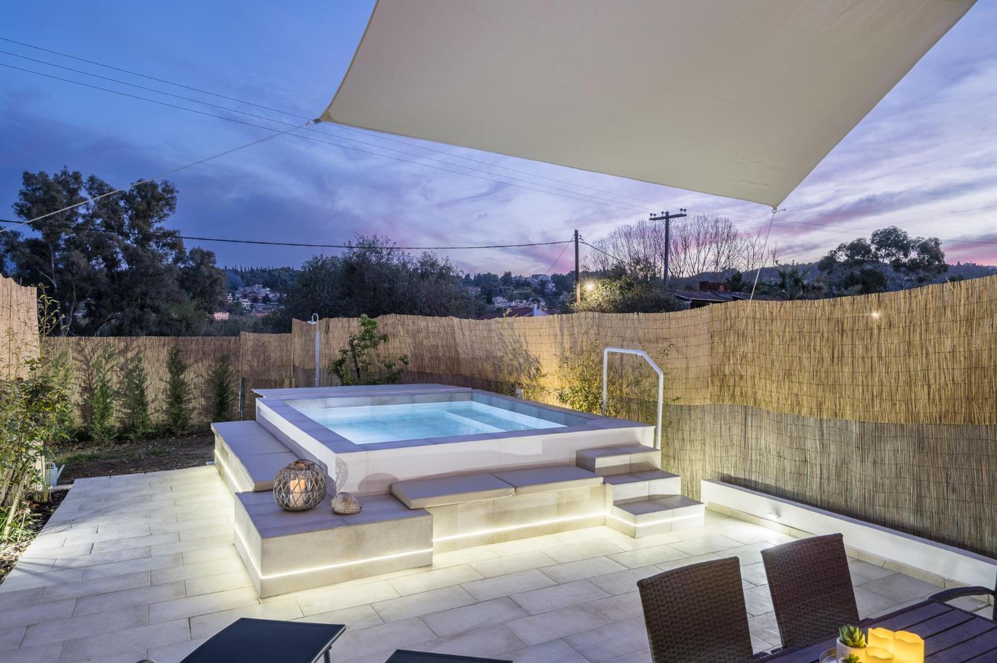 Villa Nina With Private Plunge Pool, 5Km To Corfu Town Экстерьер фото